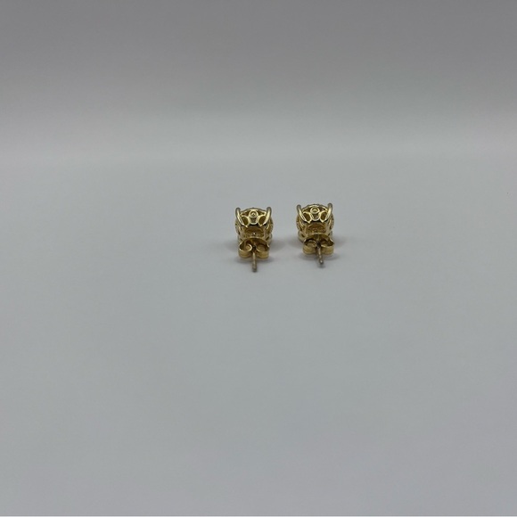 0.25 CT Natural Diamond Sterling Silver GP Studs - Picture 6 of 6